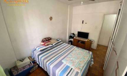 Ótimo Apartamento com 2 dormitórios e Dependência completa de empregadaà venda, 90 m² por R$ 560.000 - Pompéia - Santos/SP