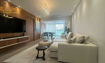 Apartamento com 2 dormitórios para alugar, 107 m² por R$ 8.000,01/mês - Pompéia - Santos/SP