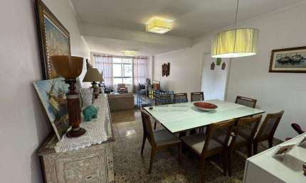 Apartamento com 3 dormitórios à venda, 170 m² por R$ 1.430.000,00 - Pompéia - Santos/SP