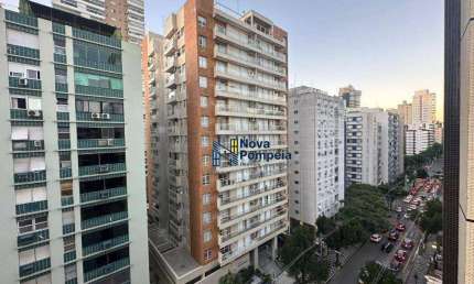 Sala Living com 1 dormitório para alugar, 47 m² por R$ 3.300/mês - Gonzaga - Santos/SP