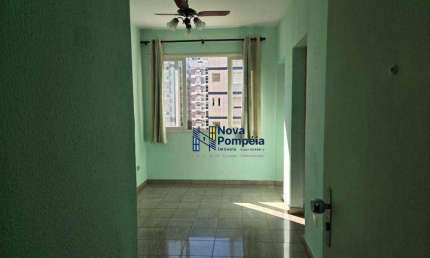 Apartamento com 1 quarto para alugar na Avenida Marechal Floriano Peixoto, Pompéia, Santos