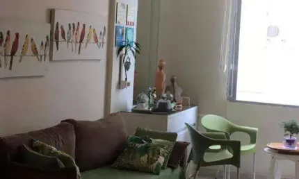 Lindo Apartamento com vista para o mar, 1 dormitório à venda por R$ 350.000 - José Menino - Santos/SP