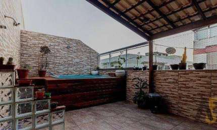 Cobertura com 4 dormitórios à venda, 114 m² por R$ 650.000,00 - Pechincha - Rio de Janeiro/RJ