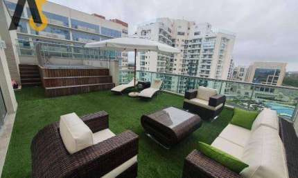 VENDO COBERTURA DUPLEX COM 225M2 4 QUARTOS COM PISCINA, EM JACAREPAGUÁ