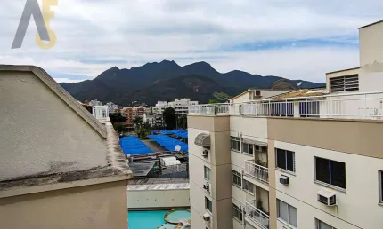 Cobertura com 4 dormitórios à venda, 143 m² por r$ 790.000 - freguesia de jacarepaguá - rio de janeiro/rj