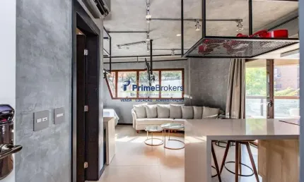 Apartamento com 1 quarto à venda na rua das fiandeiras, vila olímpia, são paulo por r$ 1.390.000