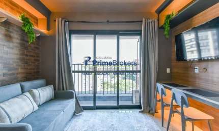 Apartamento com 1 quarto à venda na Avenida Miruna, Moema, São Paulo por R$ 527.000