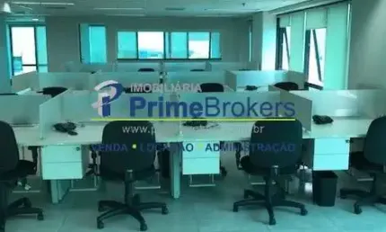 Sala comercial para alugar na Avenida Ibirapuera, Moema, São Paulo por R$ 22.000