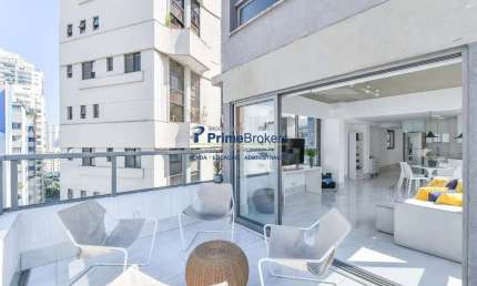 Cobertura com 2 quartos à venda na Rua Jacques Félix, Vila Nova Conceição, São Paulo por R$ 2.990.000