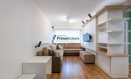 Apartamento com 1 quarto à venda na Rua Inhambú, Moema, São Paulo por R$ 725.000