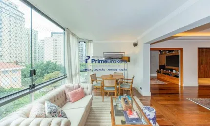 Apartamento com 3 quartos à venda na avenida sabiá, moema, são paulo por r$ 3.750.000