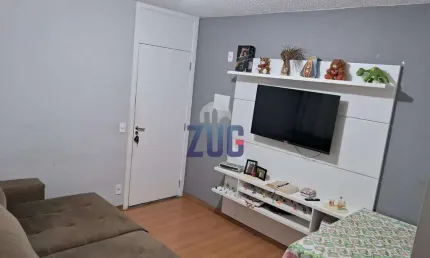 Apartamento à venda em campinas, loteamento parque das águas, com 2 quartos, com 44 m²