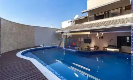 Sobrado à venda em valinhos, roncáglia, com 3 suítes, com 304.48 m², condomínio são joaquim
