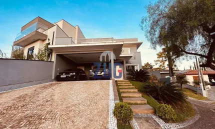 Sobrado à venda em valinhos, vila capuava, com 3 suítes, com 243 m², condomínio vila de são lourenço