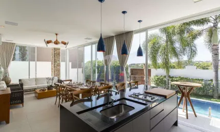 Sobrado à venda em campinas, loteamento alphaville campinas, com 4 suítes, com 385 m²