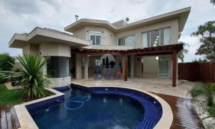 Sobrado à venda e para alugar em paulínia, jardim ypê, com 3 suítes, com 340 m²