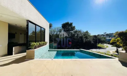 Casa para alugar em campinas, loteamento alphaville campinas, com 4 suítes, com 370 m²