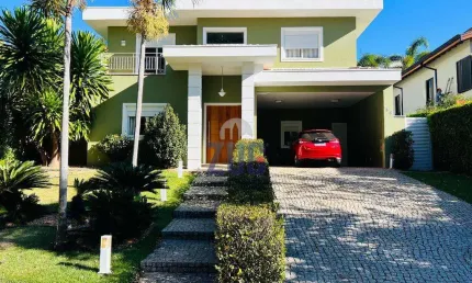 Sobrado à venda e para alugar em campinas, loteamento parque das sapucaias, com 4 suítes, com 288 m²