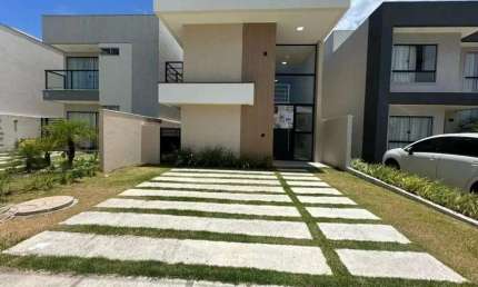 Casa para Venda em Camaçari, Abrantes, 4 dormitórios, 4 suítes, 5 banheiros, 2 vagas