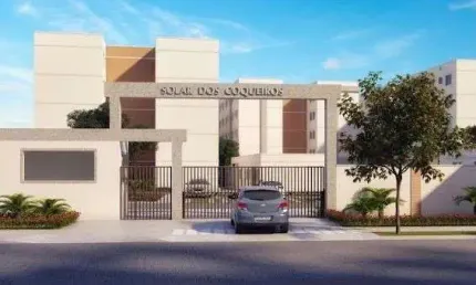 Apartamento para venda em camaçari, boa união (abrantes), 2 dormitórios, 1 banheiro, 1 vaga