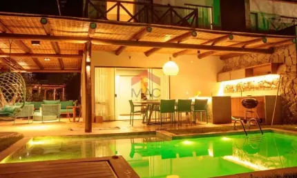 Casa em Condomínio para Venda em Mata de São João, Praia do Forte, 3 dormitórios, 3 suítes, 4 banheiros, 2 vagas