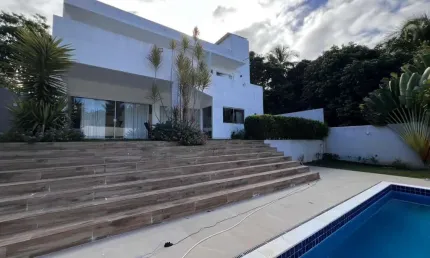 Casa para Locação em Camaçari, Catu de Abrantes, 4 dormitórios, 3 suítes, 6 banheiros, 6 vagas