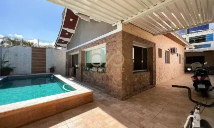 Casa térrea e isolada - canto do forte - praia grande