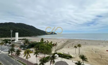 Apartamento duplex frente mar - canto do forte - praia grande