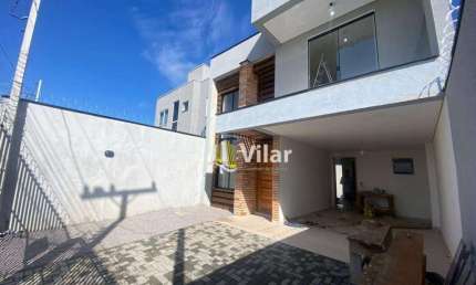 Sobrado com 3 dormitórios à venda, 127 m² por R$ 750.000,00 - Planta Vila Bordignon - Pinhais/PR