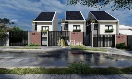 Sobrado com 2 dormitórios à venda, 107 m² por R$ 619.000 - Xaxim - Curitiba/PR