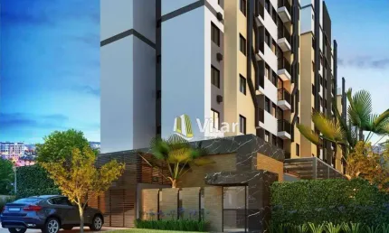 Apartamento com 2 dormitórios à venda, 44 m² por r$ 425.700 - campo comprido - curitiba/pr