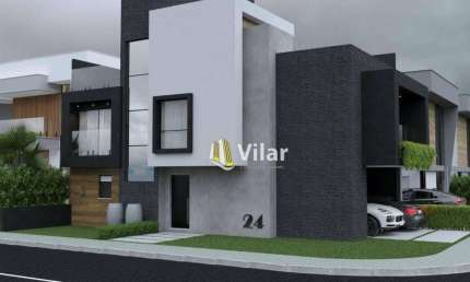 Sobrado com 3 dormitórios à venda, 194 m² por R$ 1.485.000 - Santa Cândida - Curitiba/PR