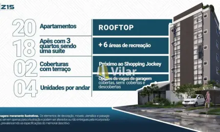 Apartamento com 3 dormitórios à venda, 77 m² por R$ 489.000 - Centro - Pinhais/PR