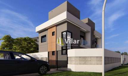 Sobrado com 3 dormitórios à venda, 115 m² por R$ 489.000 - Coroados - Guaratuba/PR
