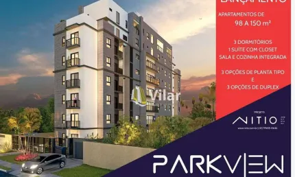 Apartamento com 3 dormitórios à venda, 98 m² por R$ 580.000 - Centro - Pinhais/PR