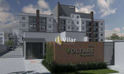 Apartamento com 2 dormitórios à venda, 46 m² por R$ 279.000 - Vargem Grande - Pinhais/PR