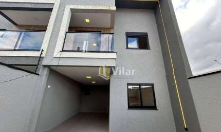 Sobrado com 3 dormitórios à venda, 138 m² por R$ 859.900 - Atuba - Pinhais/PR