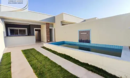 CASA 03 DORMITÓRIOS COM PISCINA E CHURRASQUEIRA 400MTS DA PRAIA EM ITANHAÉM!!