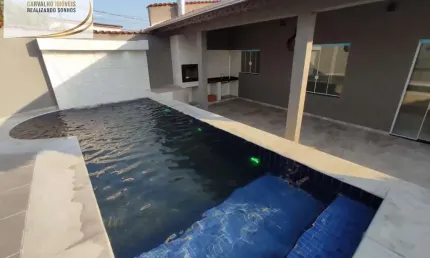 Oportunidade!! casa alto padrão com piscina 04 dormitórios para venda em itanhaém!!