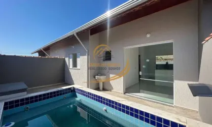 Ultima unidade!! casa em condomínio fechado com piscina lado praia em itanhaém!!