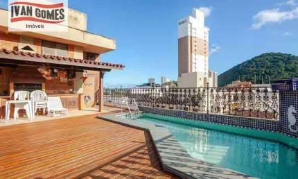 Cobertura com 4 dormitórios à venda, 232 m² por R$ 750.000,00 - Enseada - Guarujá/SP