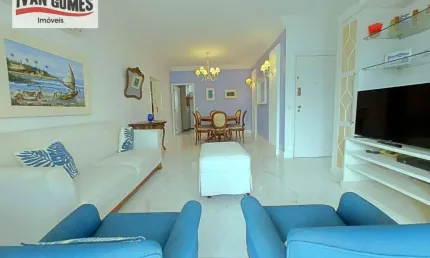 Apartamento com 4 dormitórios à venda, 134 m² por R$ 900.000,00 - Pitangueiras - Guarujá/SP