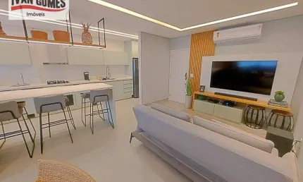 Apartamento com 1 dormitório à venda, 59 m² por R$ 430.000,00 - Enseada - Guarujá/SP
