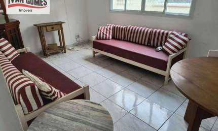 Apartamento com 1 dormitório para alugar, 50 m² por R$ 2.200,00/mês - Astúrias - Guarujá/SP