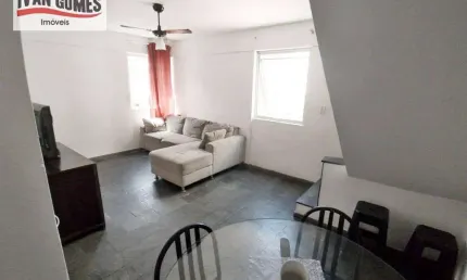 Apartamento duplex com 2 dormitórios à venda, 98 m² por r$ 330.000,00 - asturias - guarujá/sp