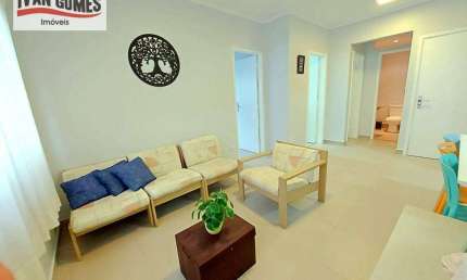 Apartamento com 2 dormitórios à venda, 60 m² por R$ 580.000,00 - Tombo - Guarujá/SP