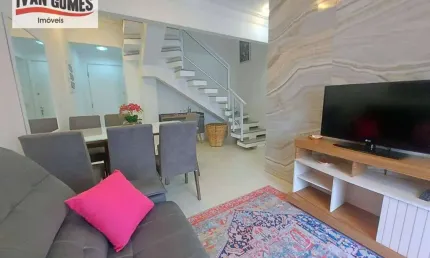 Cobertura com 3 dormitórios à venda, 120 m² por R$ 1.160.000,00 - Pitangueiras - Guarujá/SP