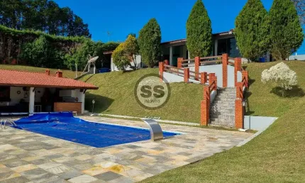 Chácara / sítio com 4 quartos para alugar na avenida do sol, 117, porta do sol, mairinque, 2635 m2 por r$ 14.000