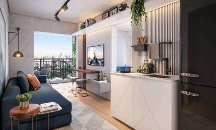 Apartamento para Venda - 22m², 1 dormitório, Brooklin