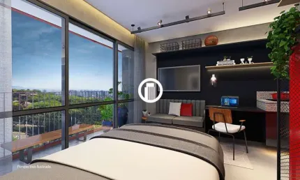 Apartamento com 1 quarto à venda na Avenida Sabiá, Indianópolis, São Paulo